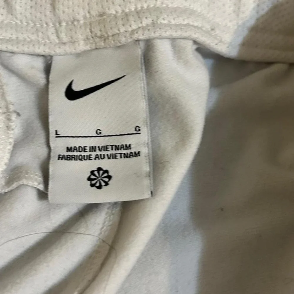 Nike White Tennis/track pants‎ Pockets Large EUC